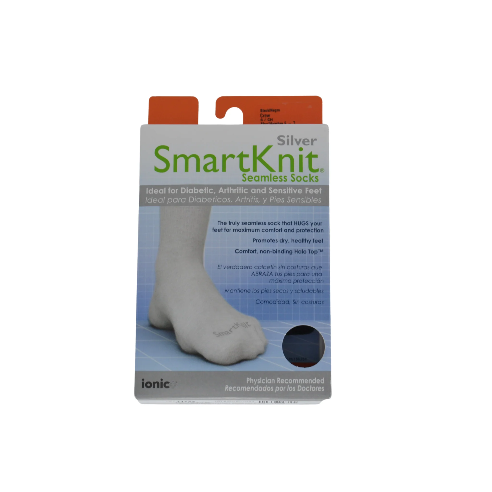 SmartKnit - Adult Seamless Sensitivity Socks - Crew - Image 3