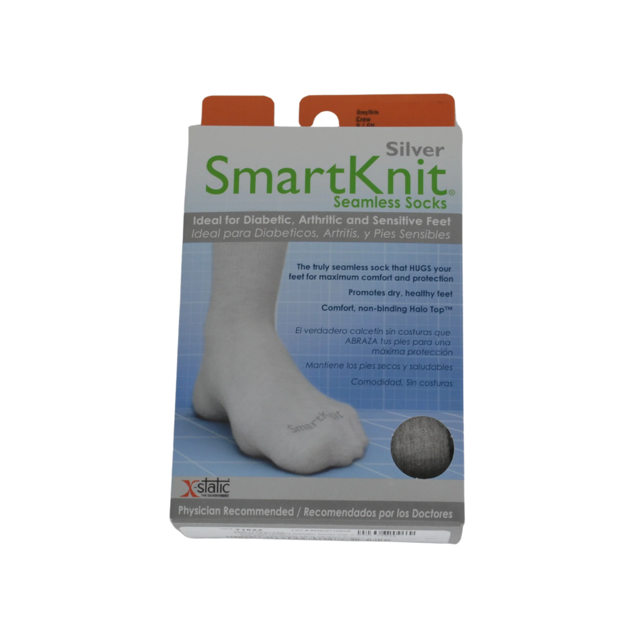 SmartKnit - Adult Seamless Sensitivity Socks - Crew - Image 7