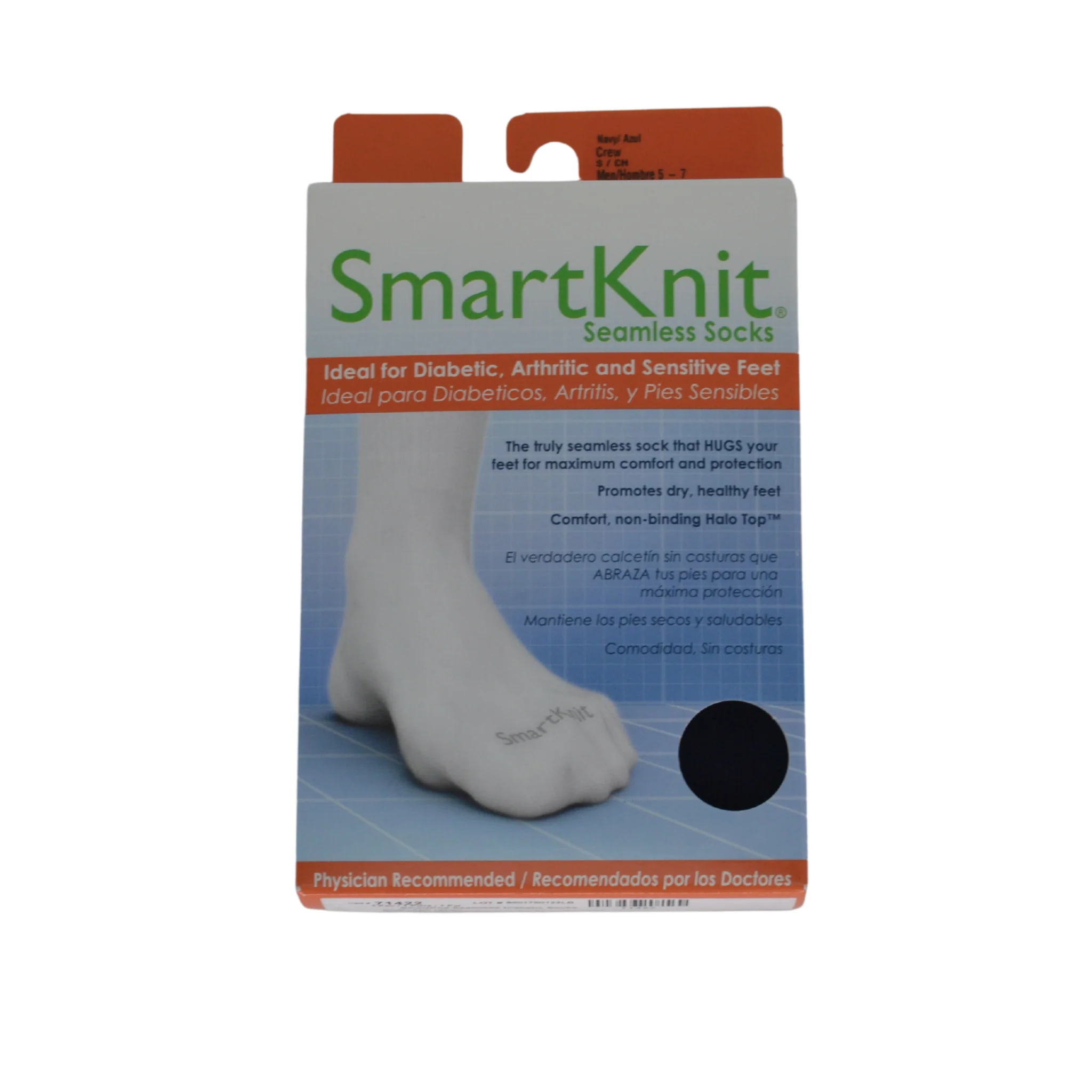 SmartKnit - Adult Seamless Sensitivity Socks - Crew - Image 9