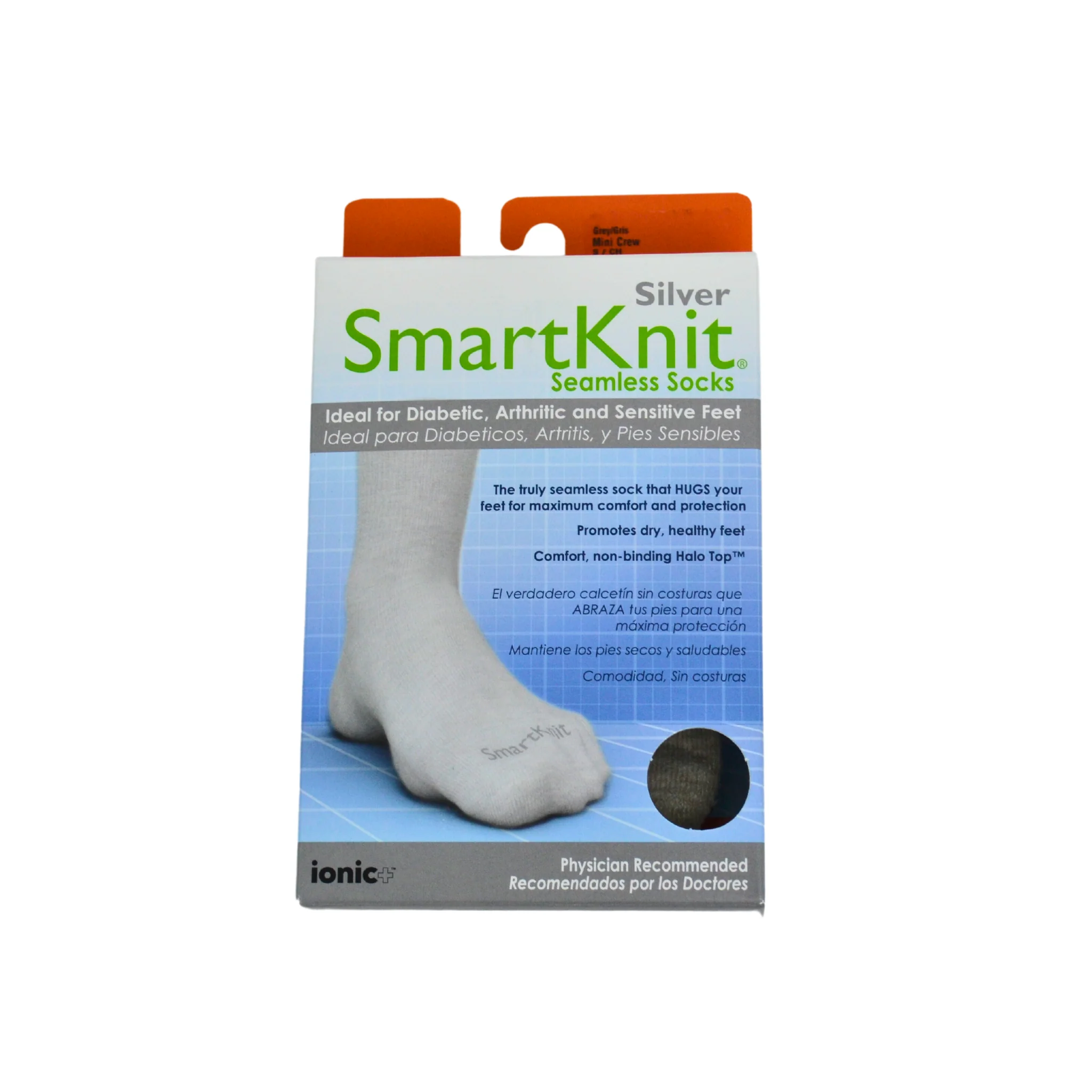 SmartKnit - Adult Seamless Sensitivity Socks - Mini Crew - Image 6