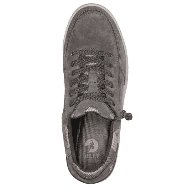 Billy Footwear (Mens) - Trainers Faux Suede Charcoal / Grey - Image 4
