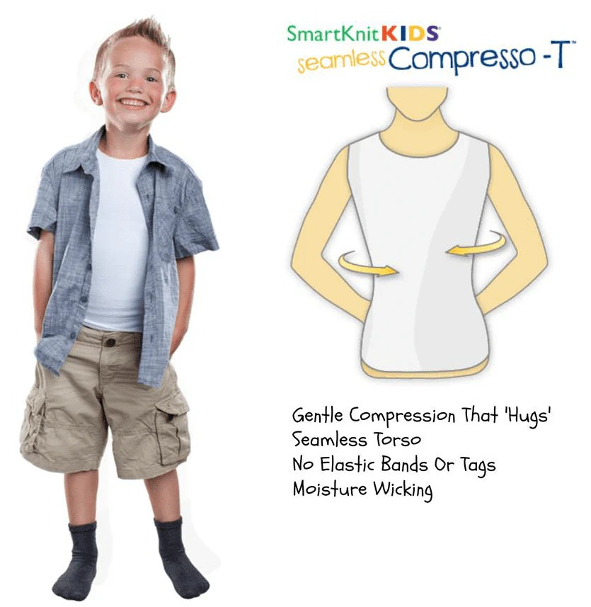 SmartKnitKIDS - Seamless Compresso-T- BUGSLEY SUPERHERO CLEARANCE - Image 3